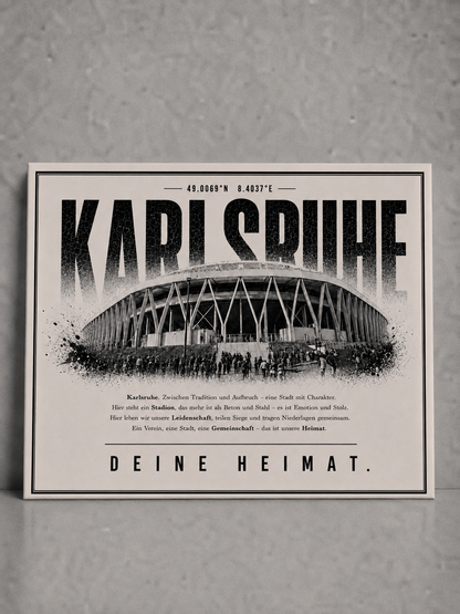 Karlsruhe Stadion Leinwand