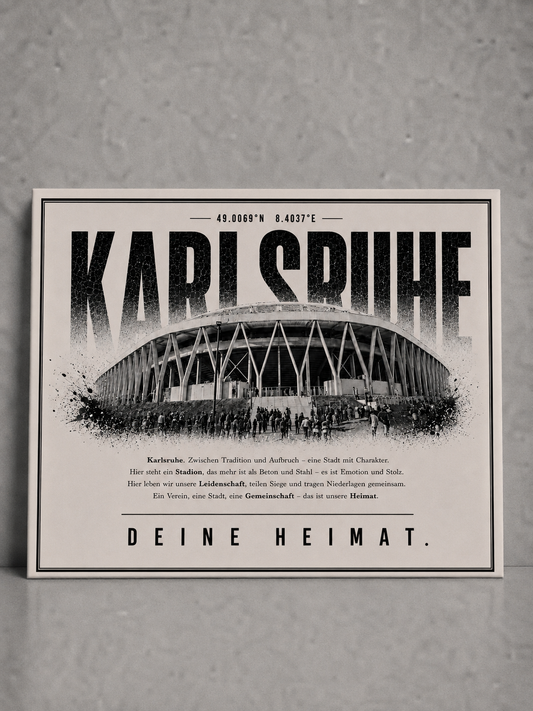 Karlsruhe Stadion Leinwand