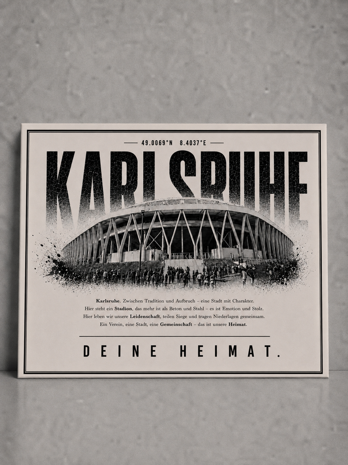 Karlsruhe Stadion Leinwand