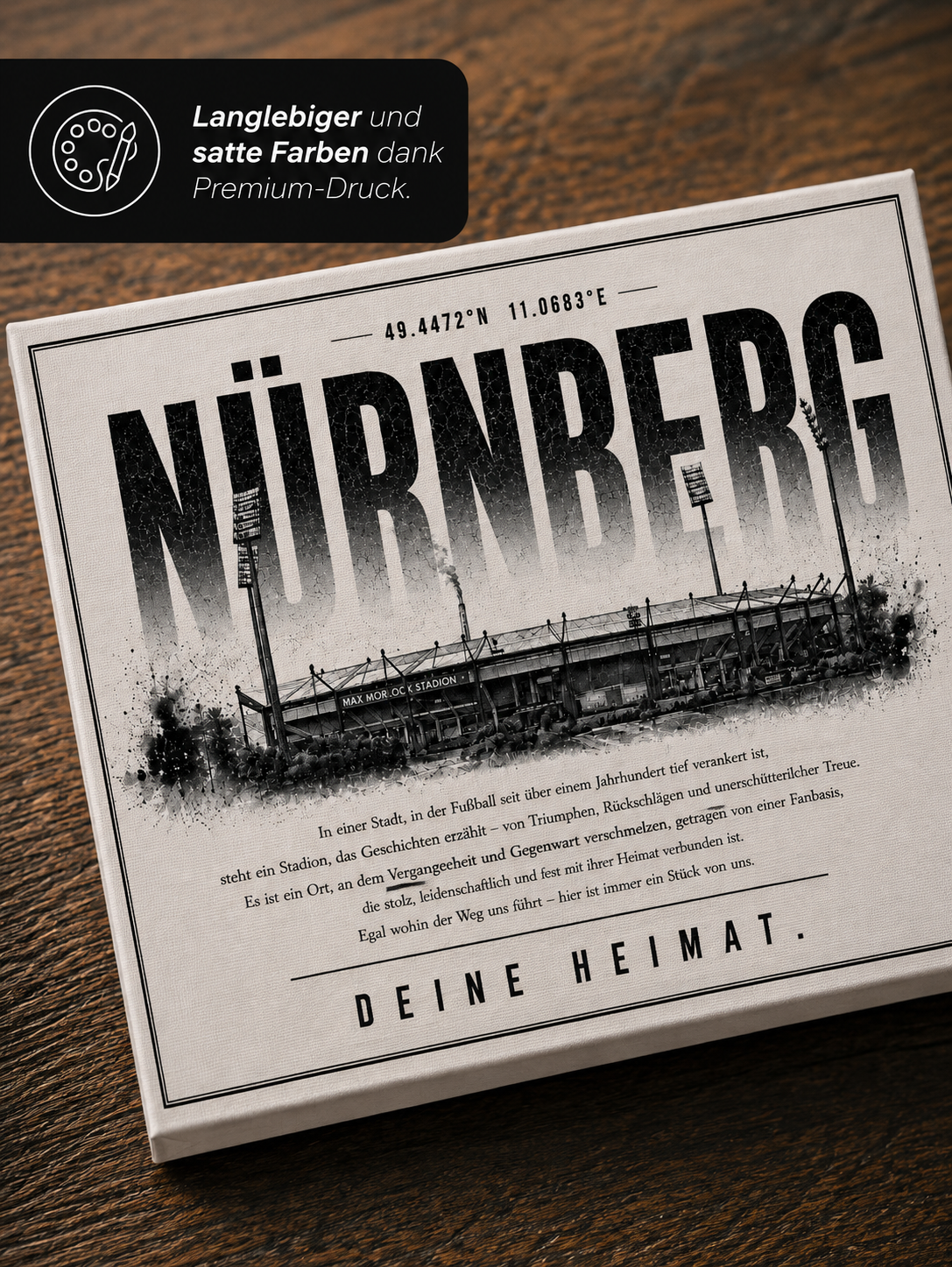 Nürnberg Stadion Leinwand – Detailansicht 3
