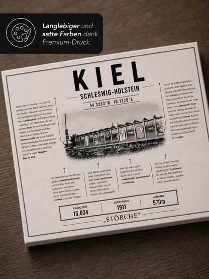 Kiel Stadion Leinwand