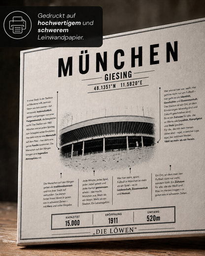 München Stadion Leinwand