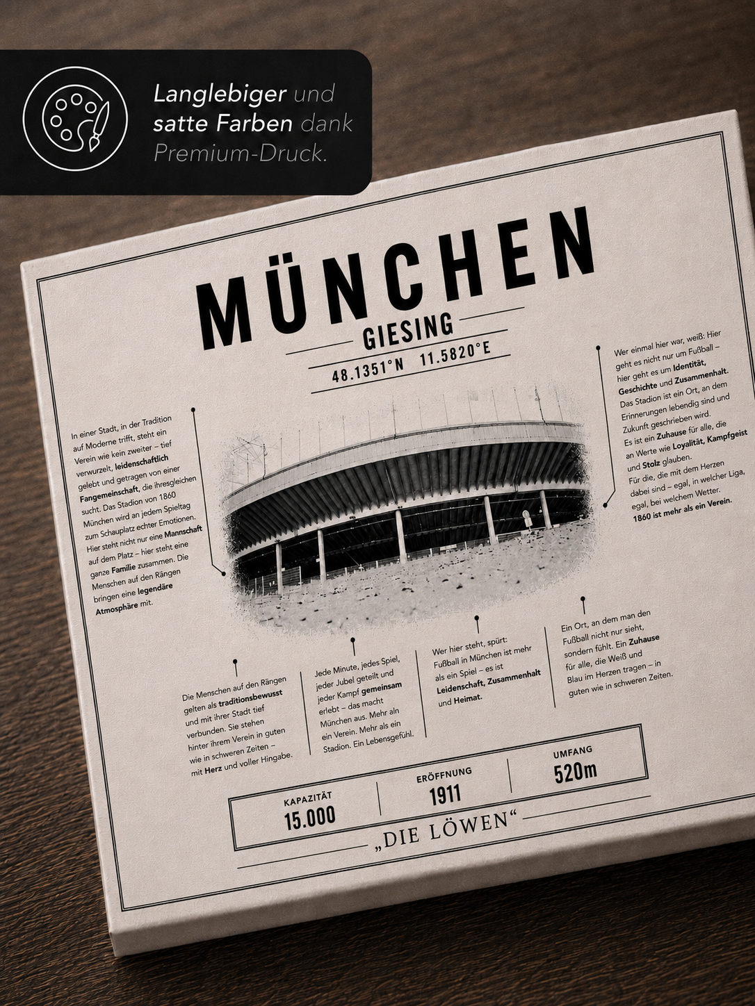 München Stadion Leinwand