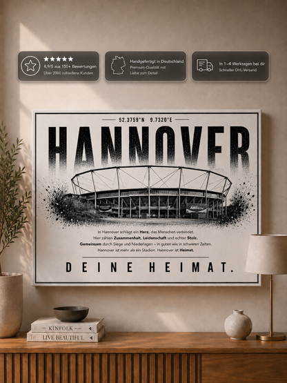 Hannover Stadion Leinwand