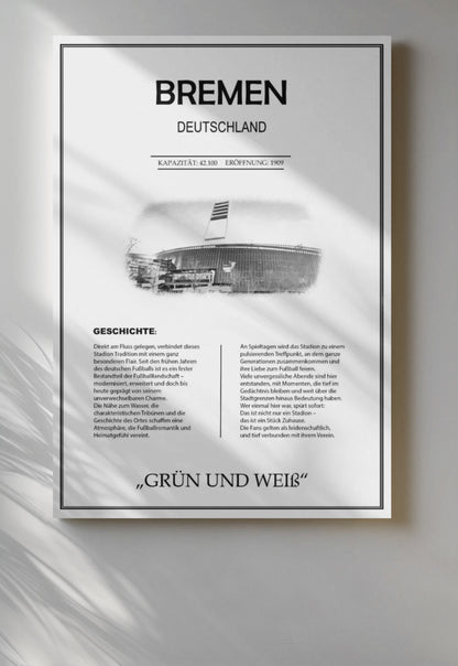 Bremen Stadion Leinwand