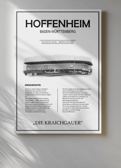 Hoffenheim Stadion Leinwand
