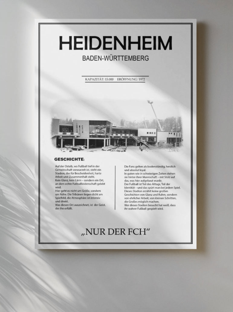 Heidenheim Stadion Leinwand