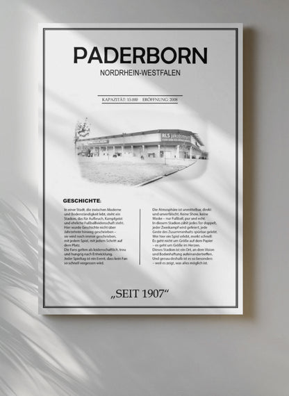 Paderborn Stadion Leinwand