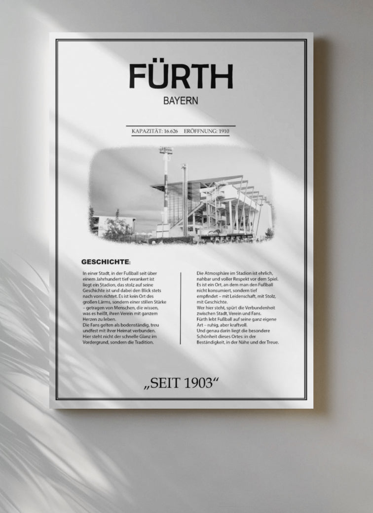 Fürth Stadion Leinwand
