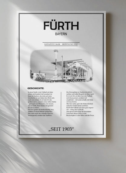 Fürth Stadion Leinwand