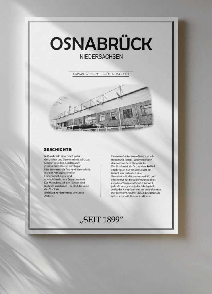 Osnabrück Stadion Leinwand