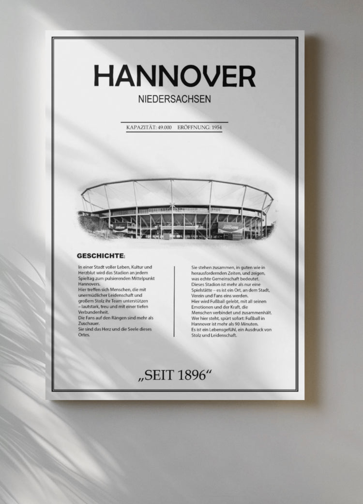 Hannover Stadion Leinwand