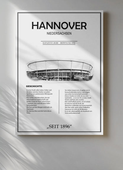 Hannover Stadion Leinwand