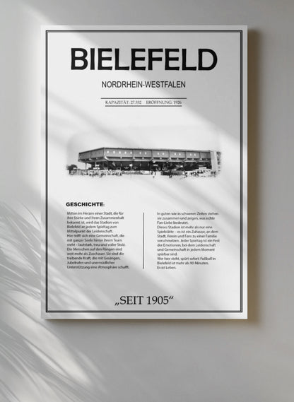 Bielefeld Stadion Leinwand