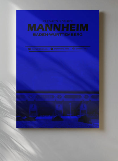 Mannheim Stadion Leinwand