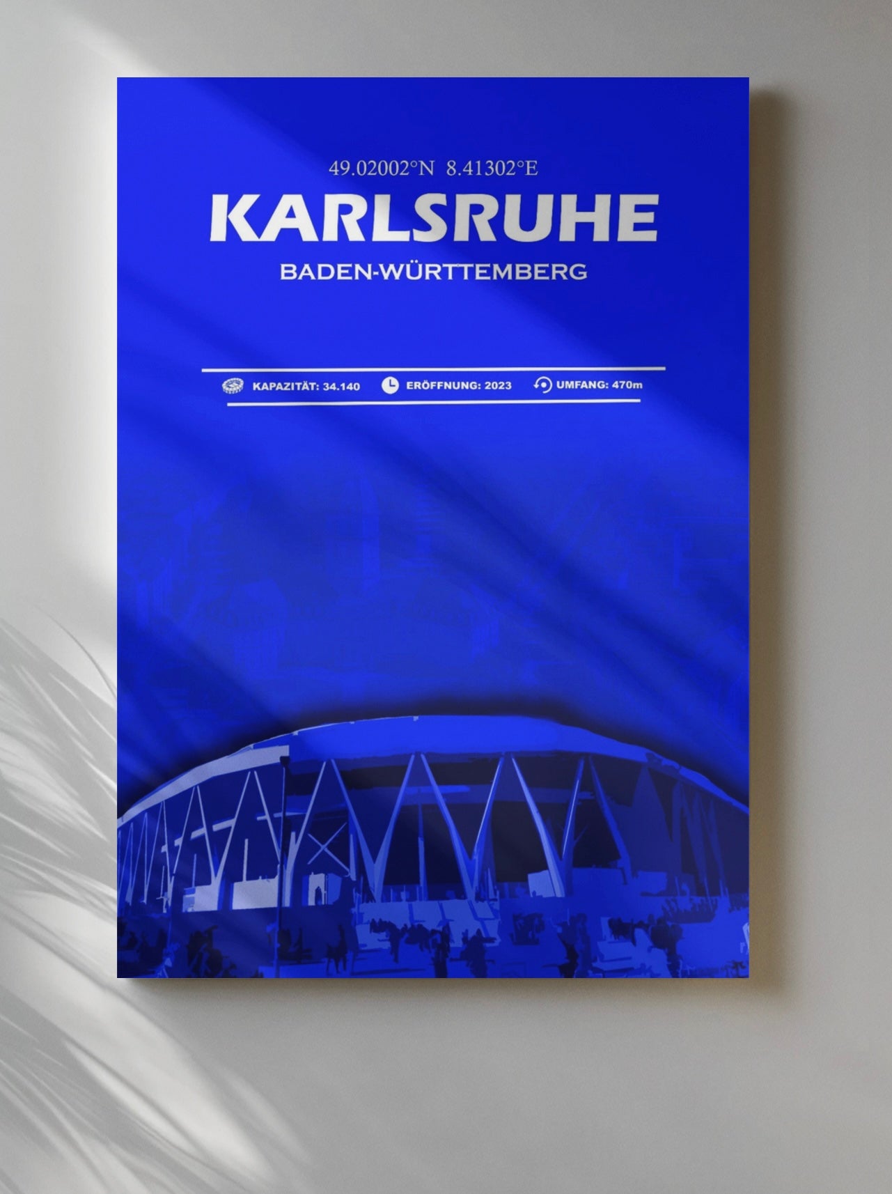 Karlsruhe Stadion Leinwand
