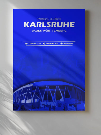 Karlsruhe Stadion Leinwand