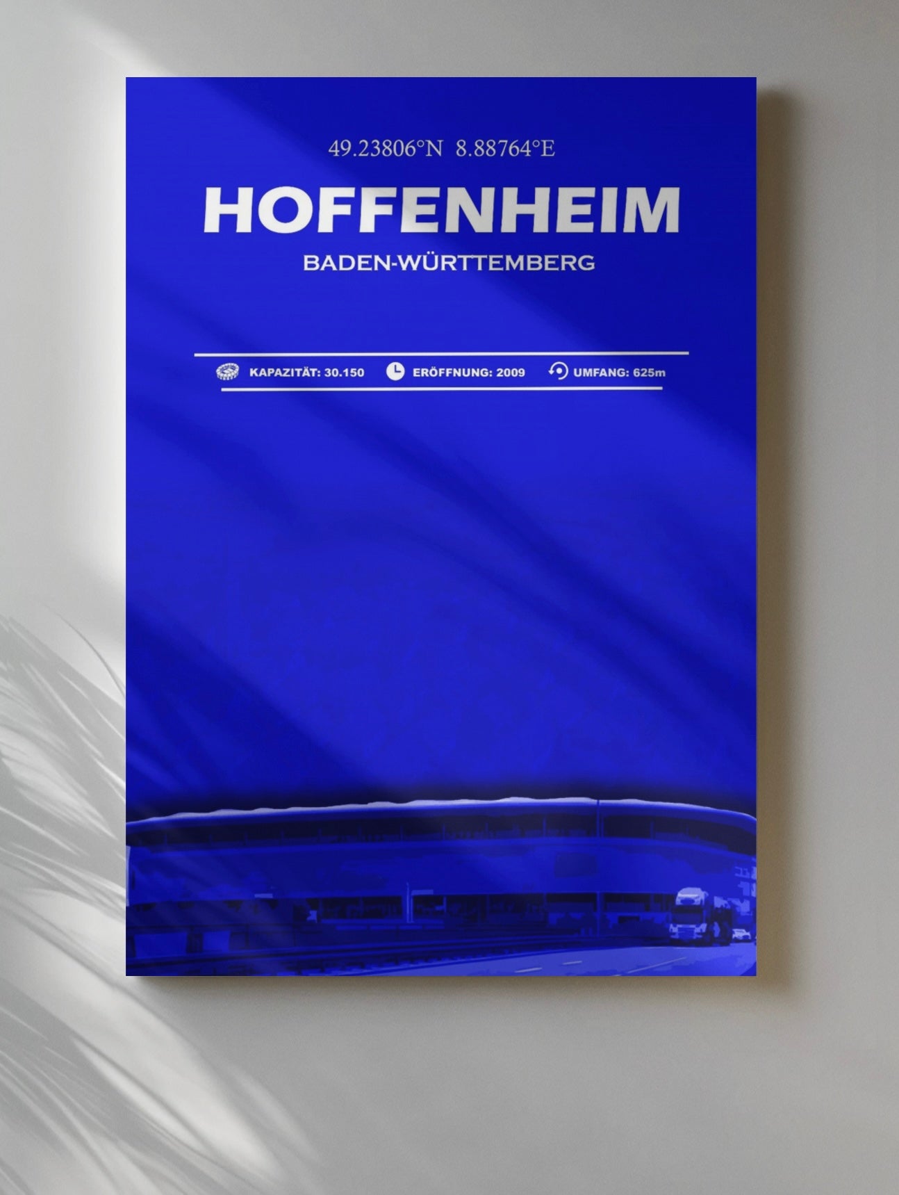 Hoffenheim Stadion Leinwand