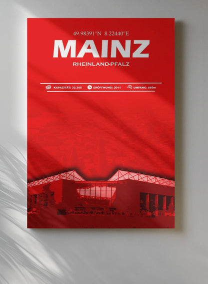 Mainz Stadion Leinwand