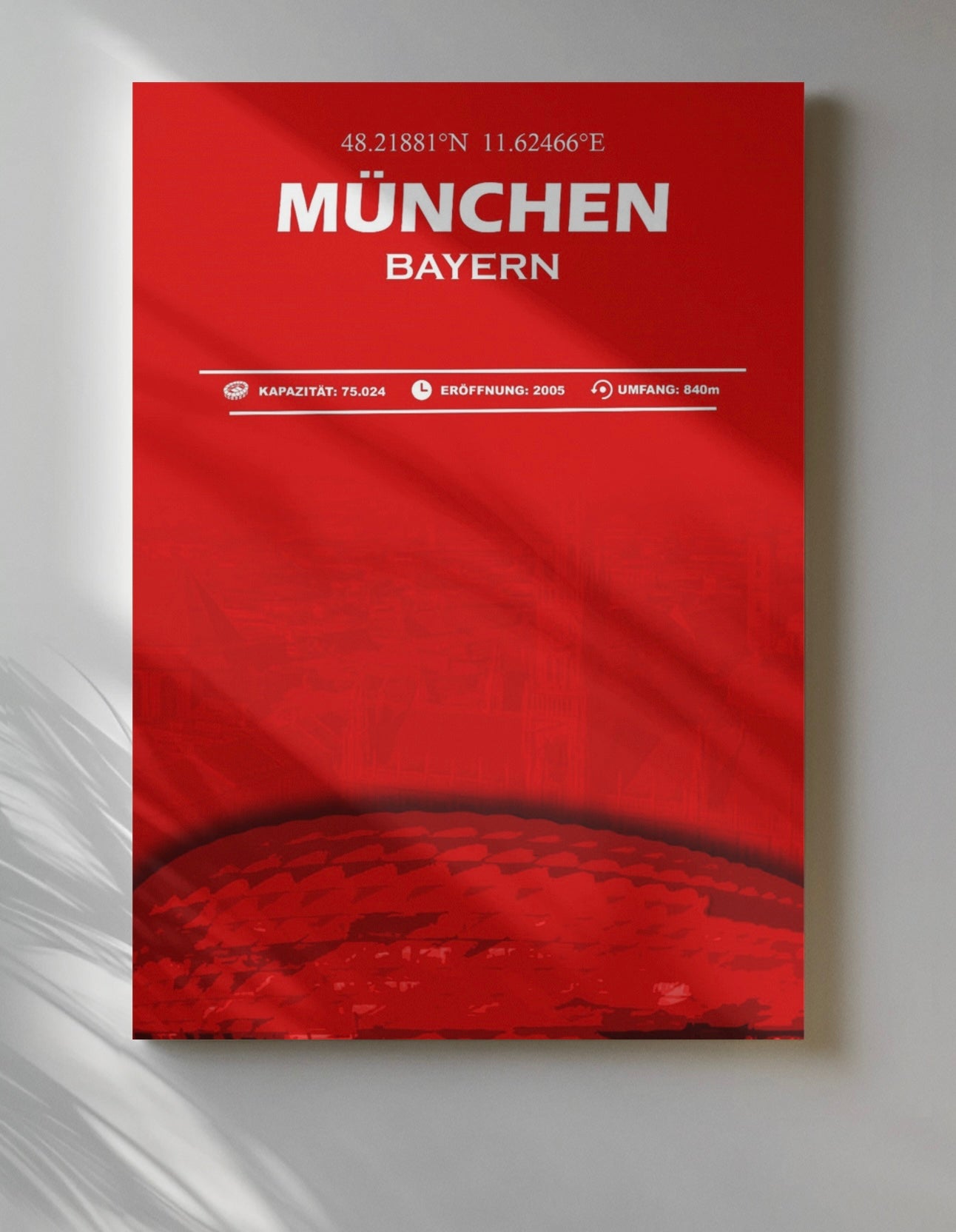 München Stadion Leinwand