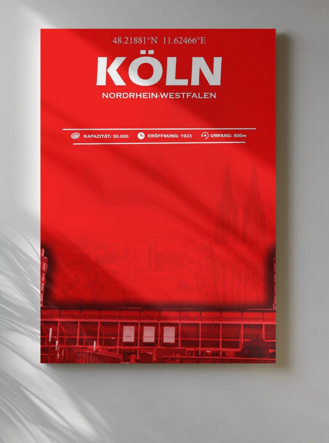 Köln Stadion Leinwand