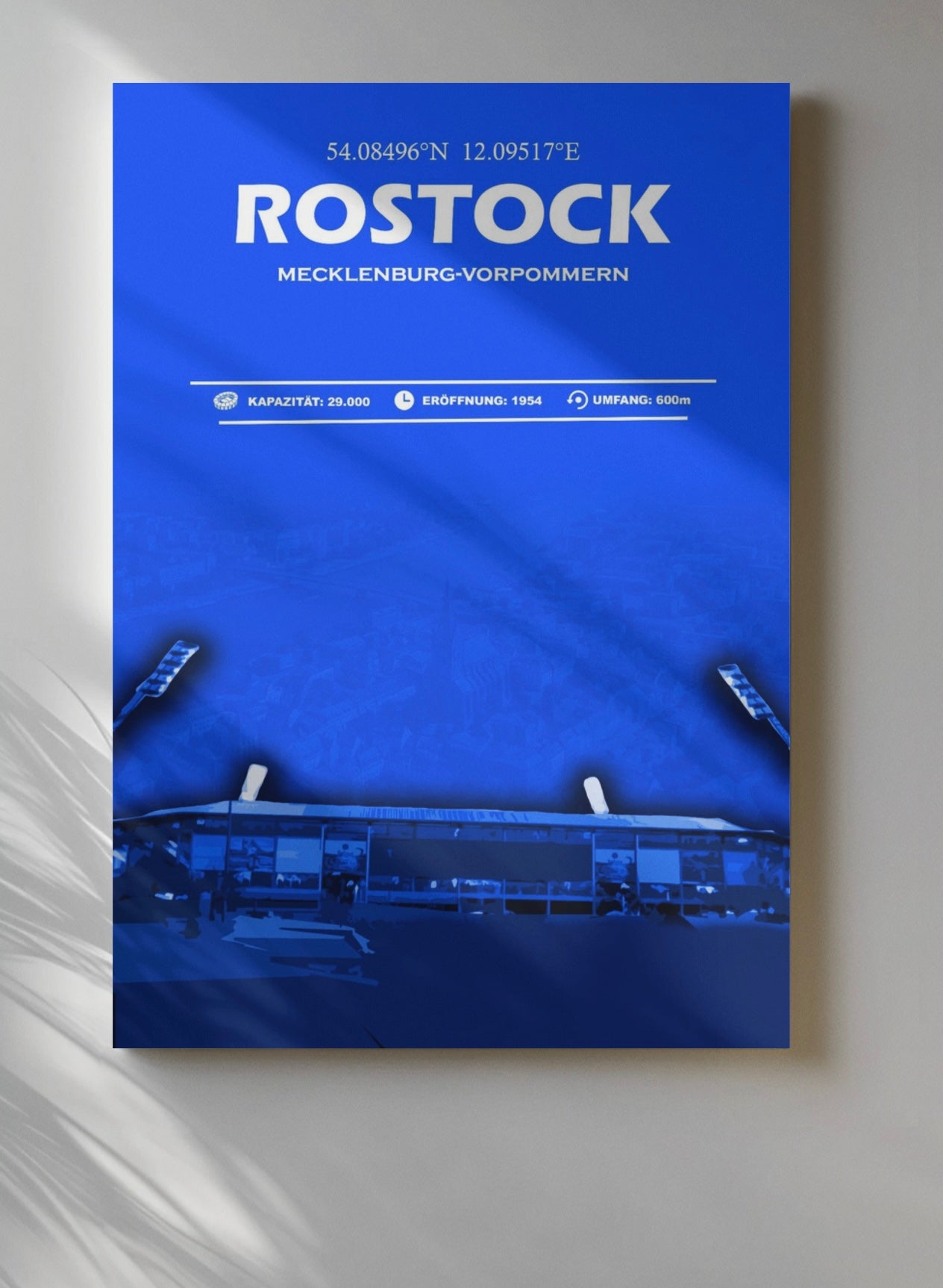 Rostock Stadion Leinwand