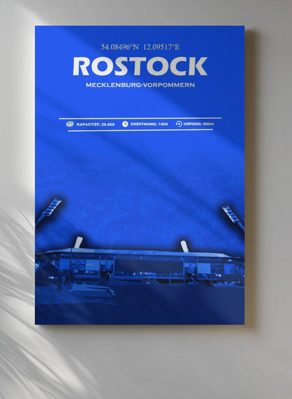 Rostock Stadion Leinwand