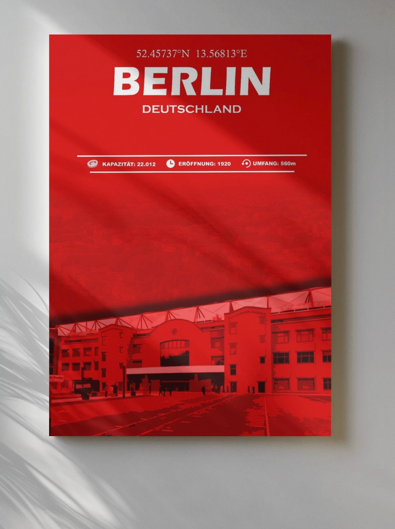 Berlin Stadion Leinwand