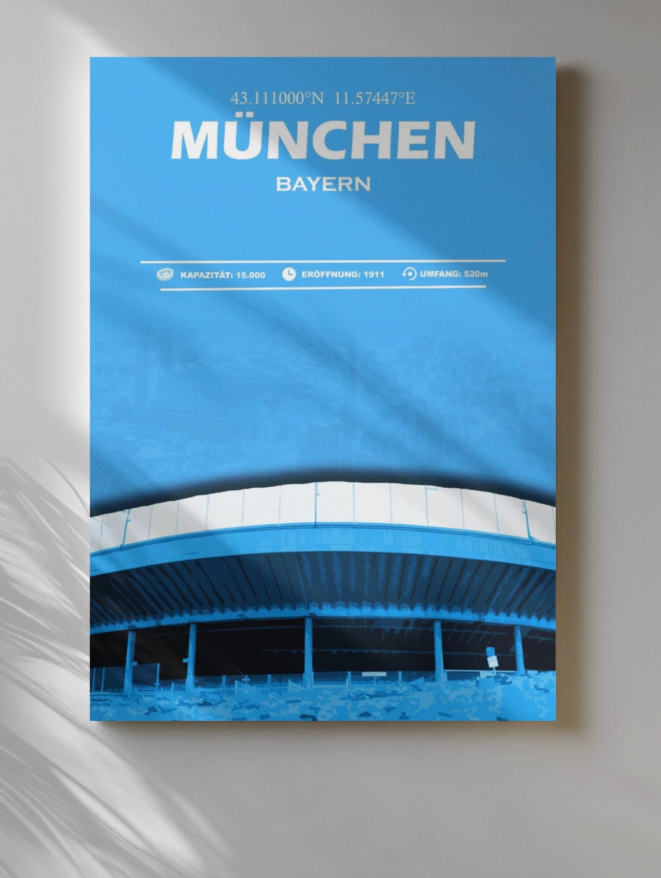 München Stadion Leinwand