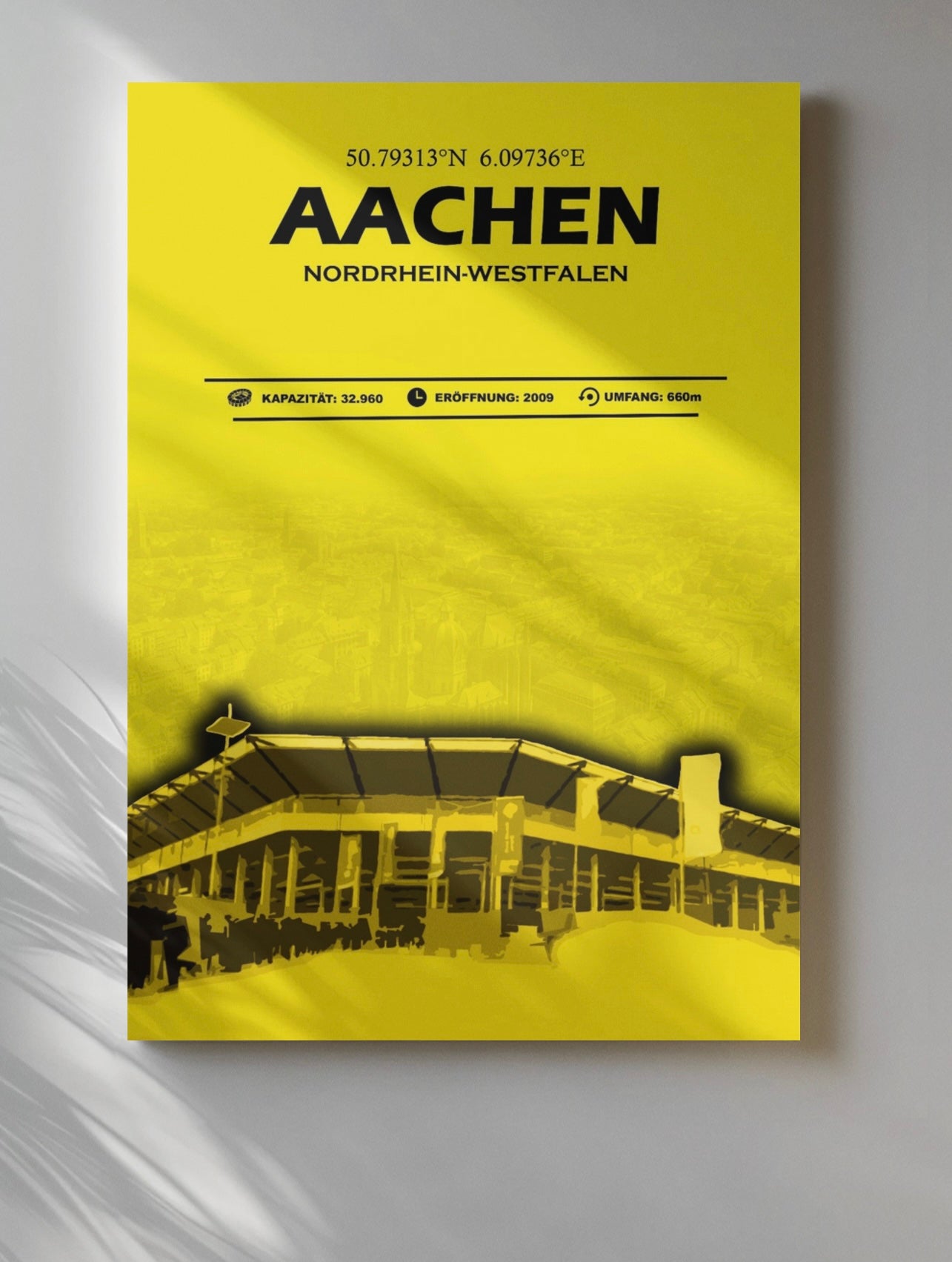 Aachen Stadion Leinwand