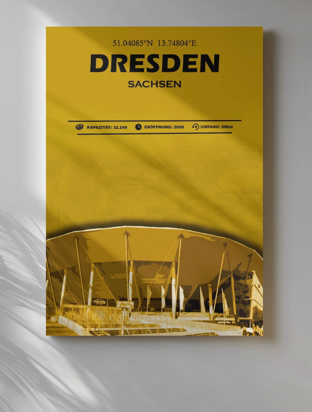 Dresden Stadion Leinwand
