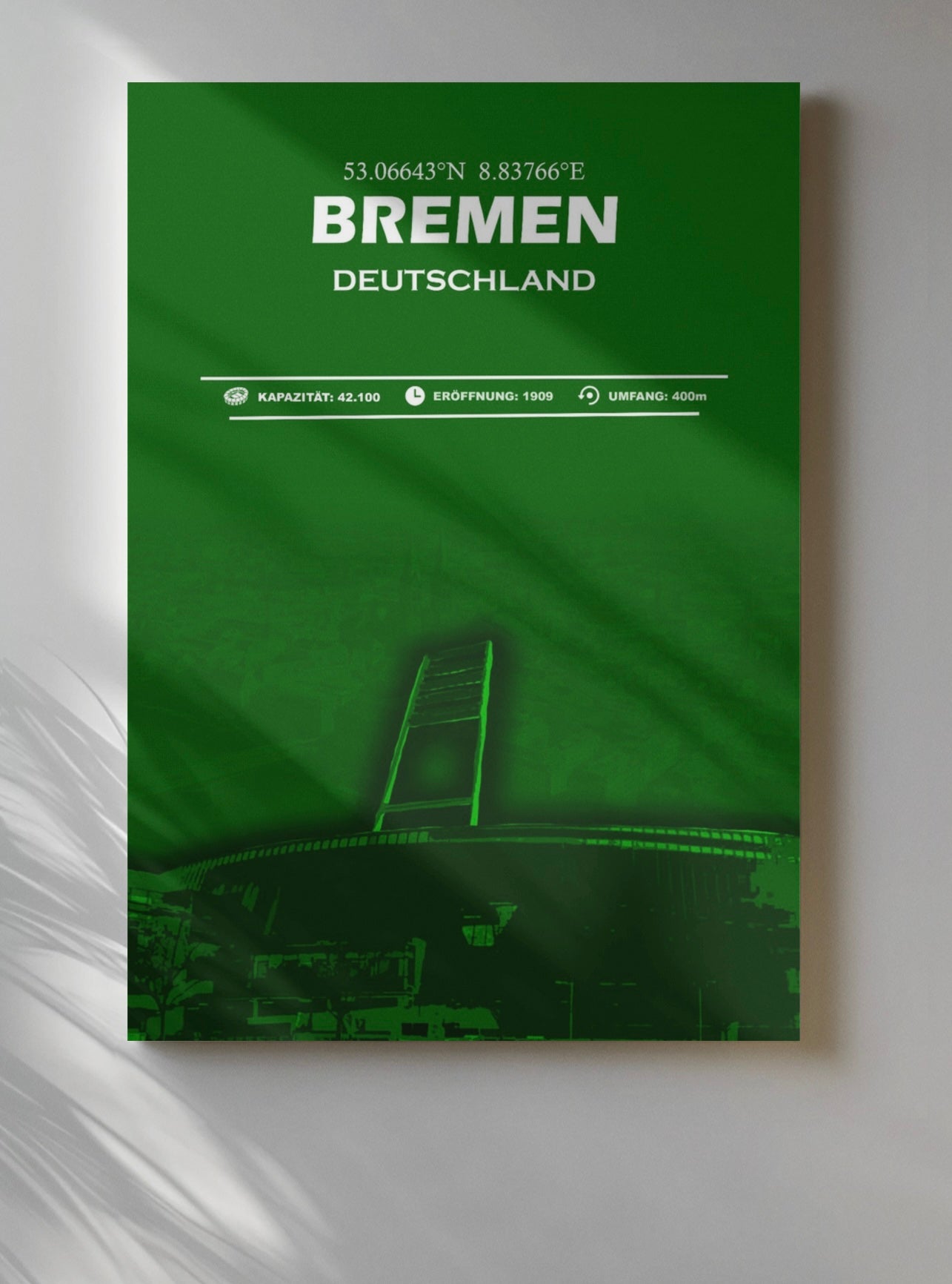 Bremen Stadion Leinwand