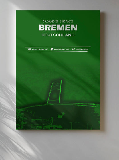 Bremen Stadion Leinwand