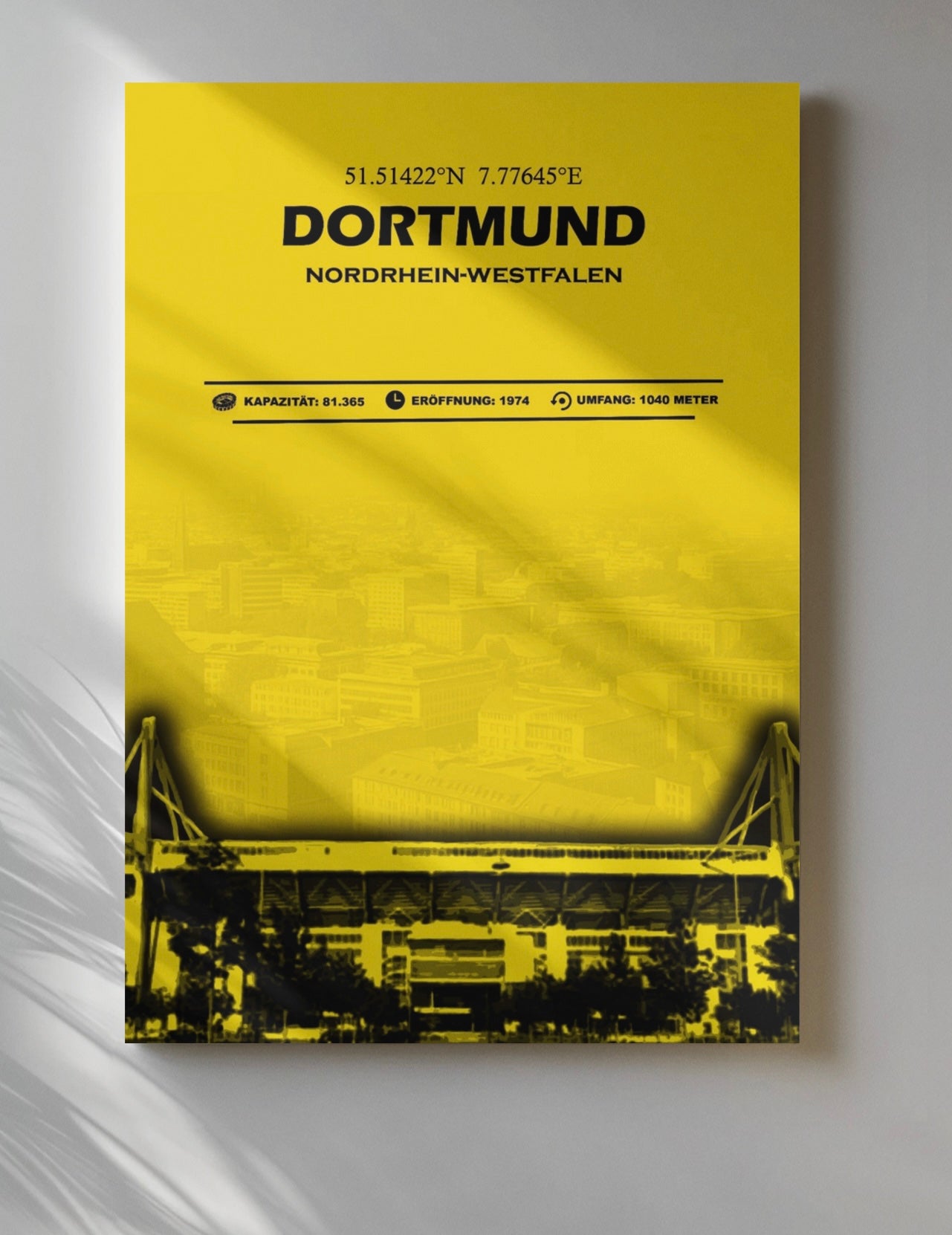 Dortmund Stadion Leinwand