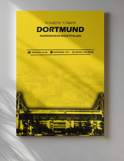 Dortmund Stadion Leinwand