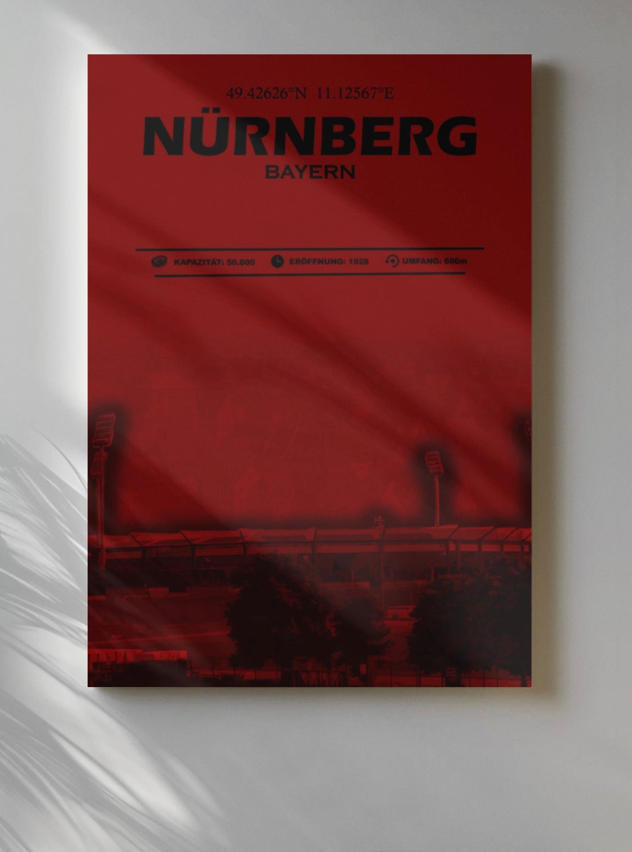 Nürnberg Stadion Leinwand