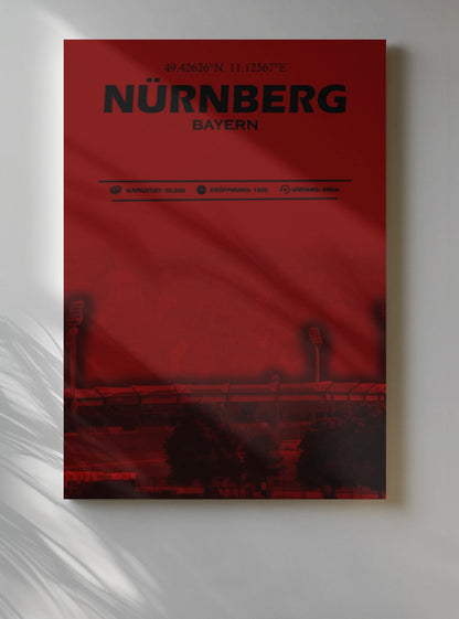 Nürnberg Stadion Leinwand