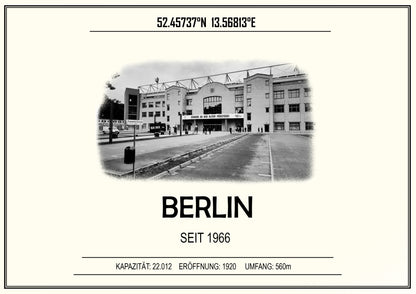 Berlin Stadion Leinwand
