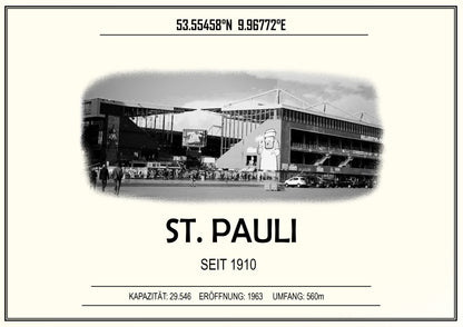 St. Pauli Stadion Leinwand