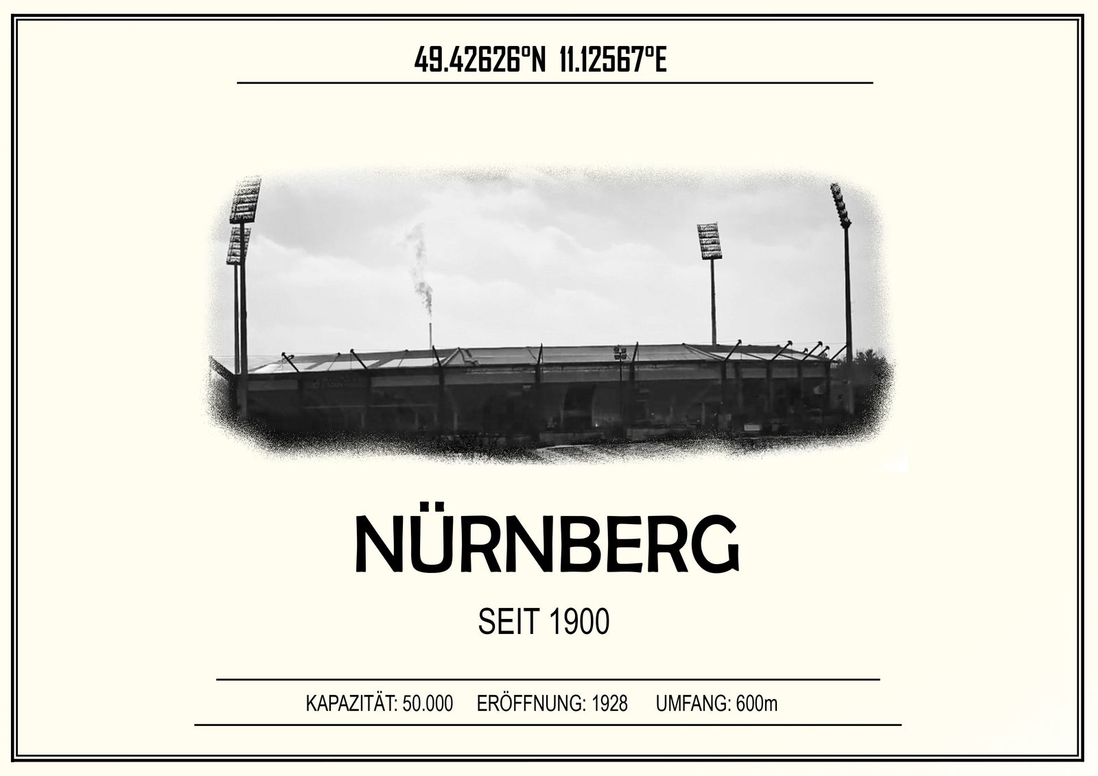 Nürnberg Staidon Leinwand