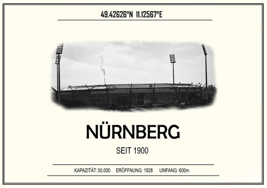 Nürnberg Staidon Leinwand
