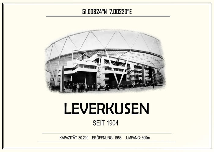 Leverkusen Stadion Leinwand