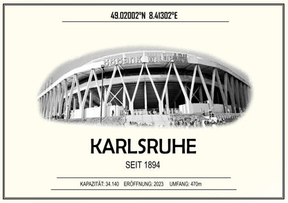 Karlsruhe Stadion Leinwand