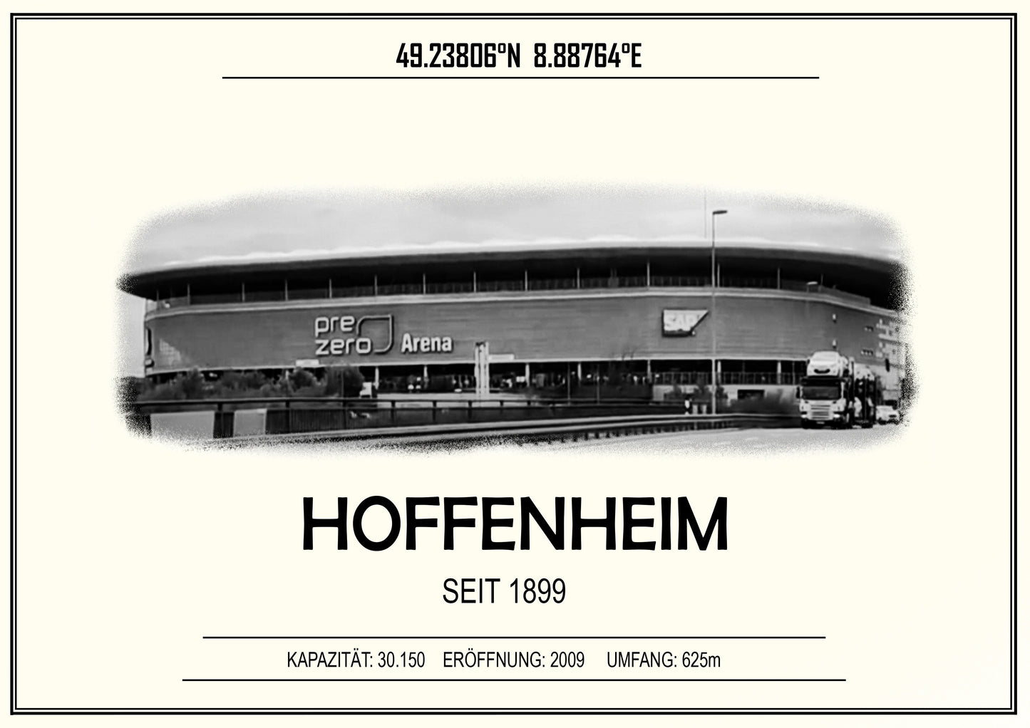 Hoffenheim Stadion Leinwand
