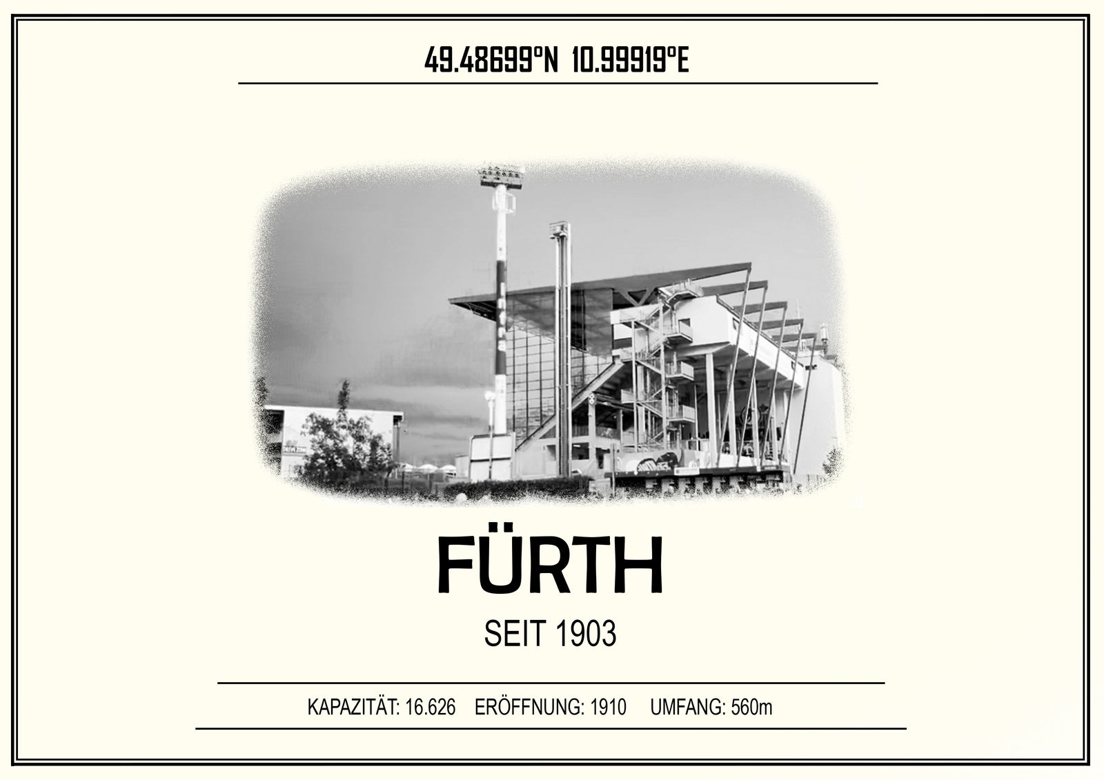Fürth Stadion Leinwand