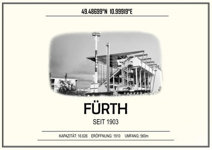 Fürth Stadion Leinwand