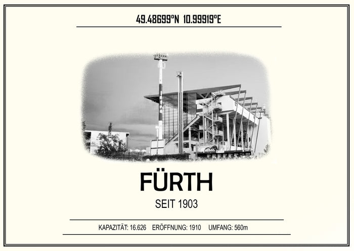 Fürth Stadion Leinwand