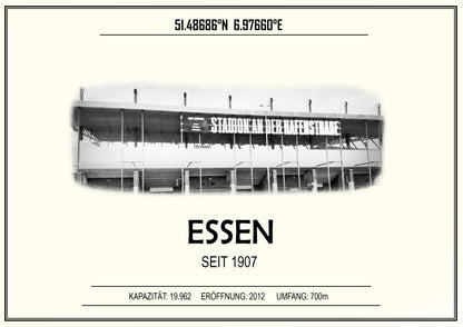 Essen Stadion Leinwand