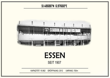 Essen Stadion Leinwand