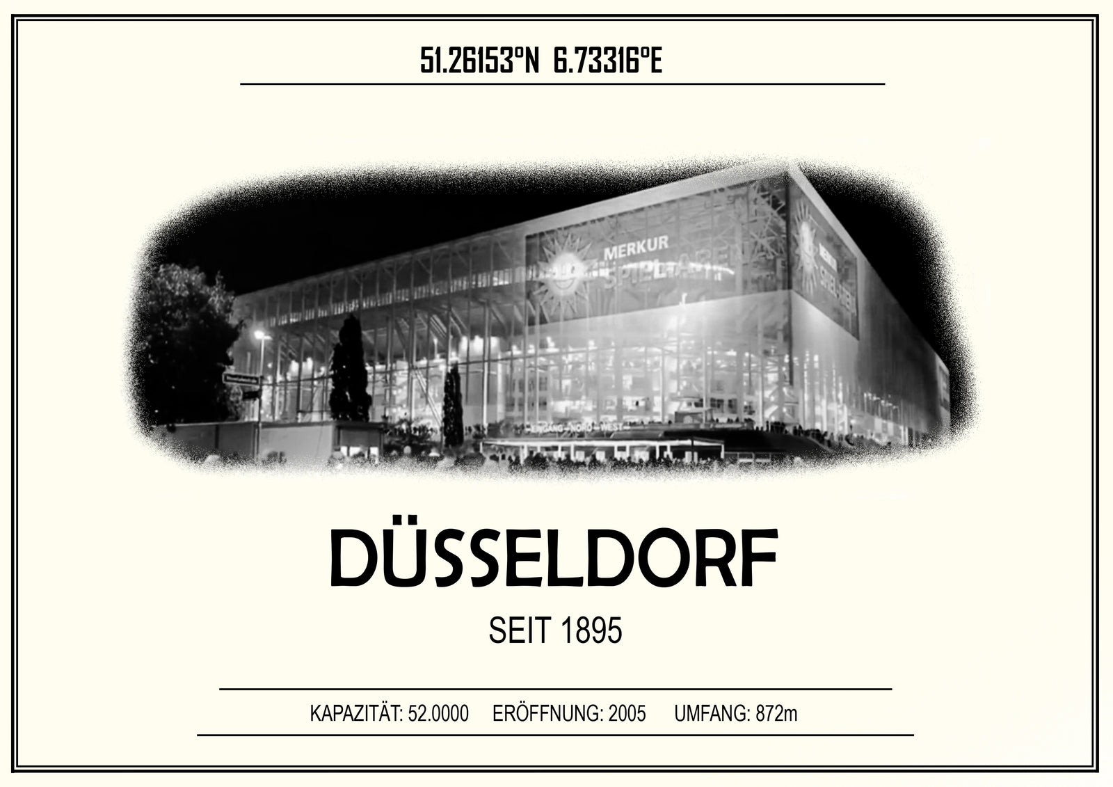 Düsseldorf Stadion Leinwand